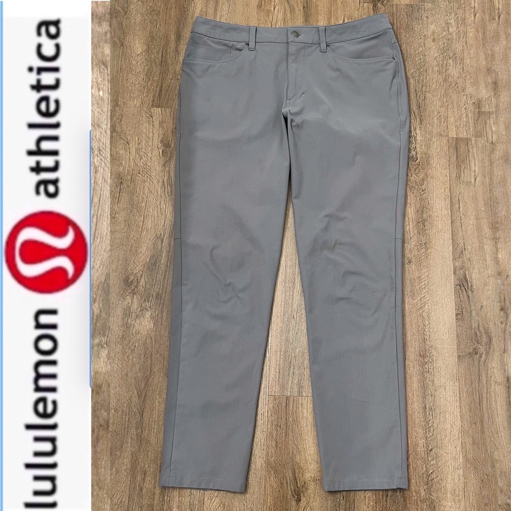 Lululemon ABC Pant Slim *Warpstreme Asphalt Grey Size 33